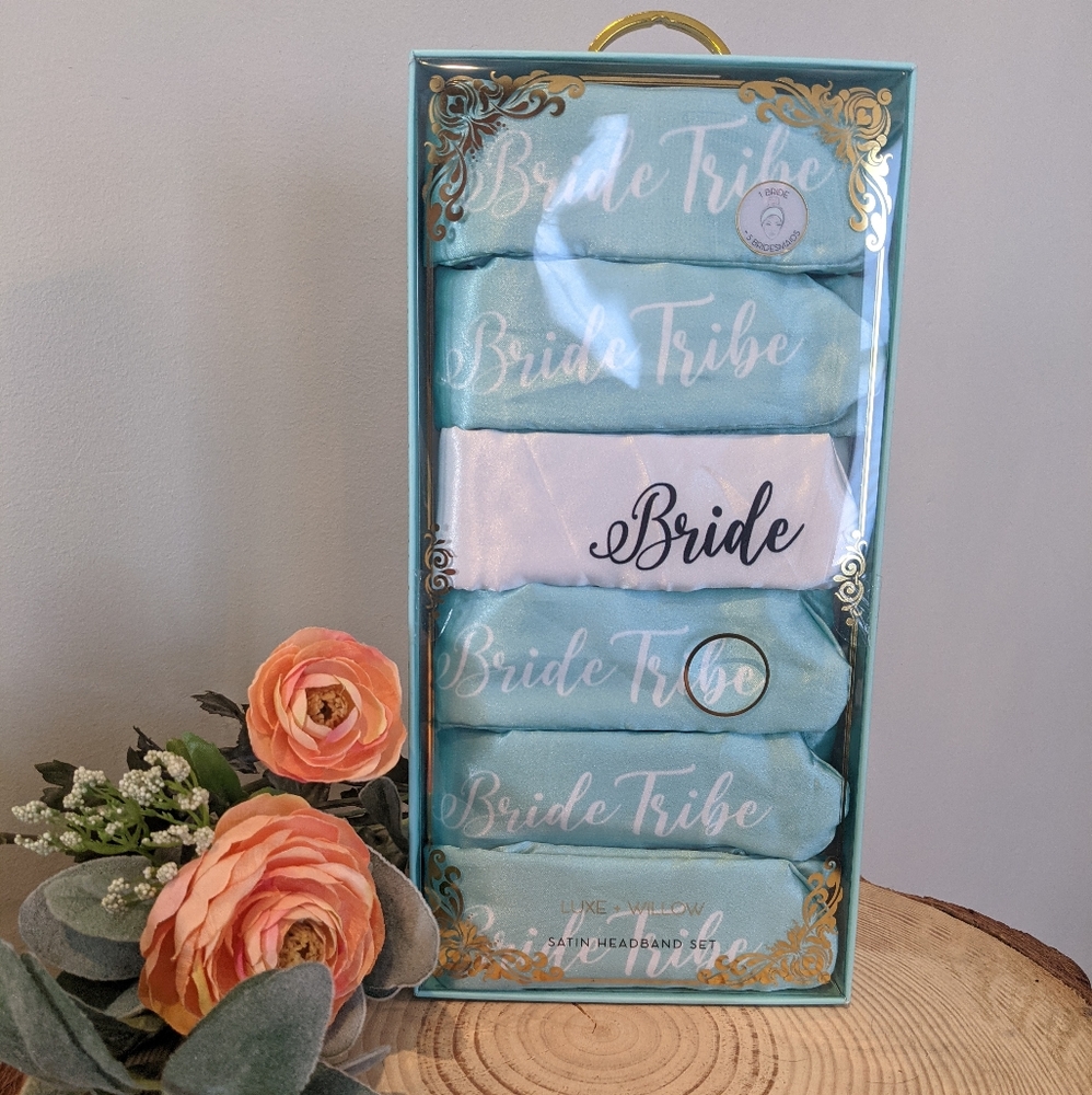 Satin headband set